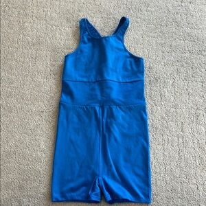 Free People Movement Blue Sleeveless Romper - Size XS/S